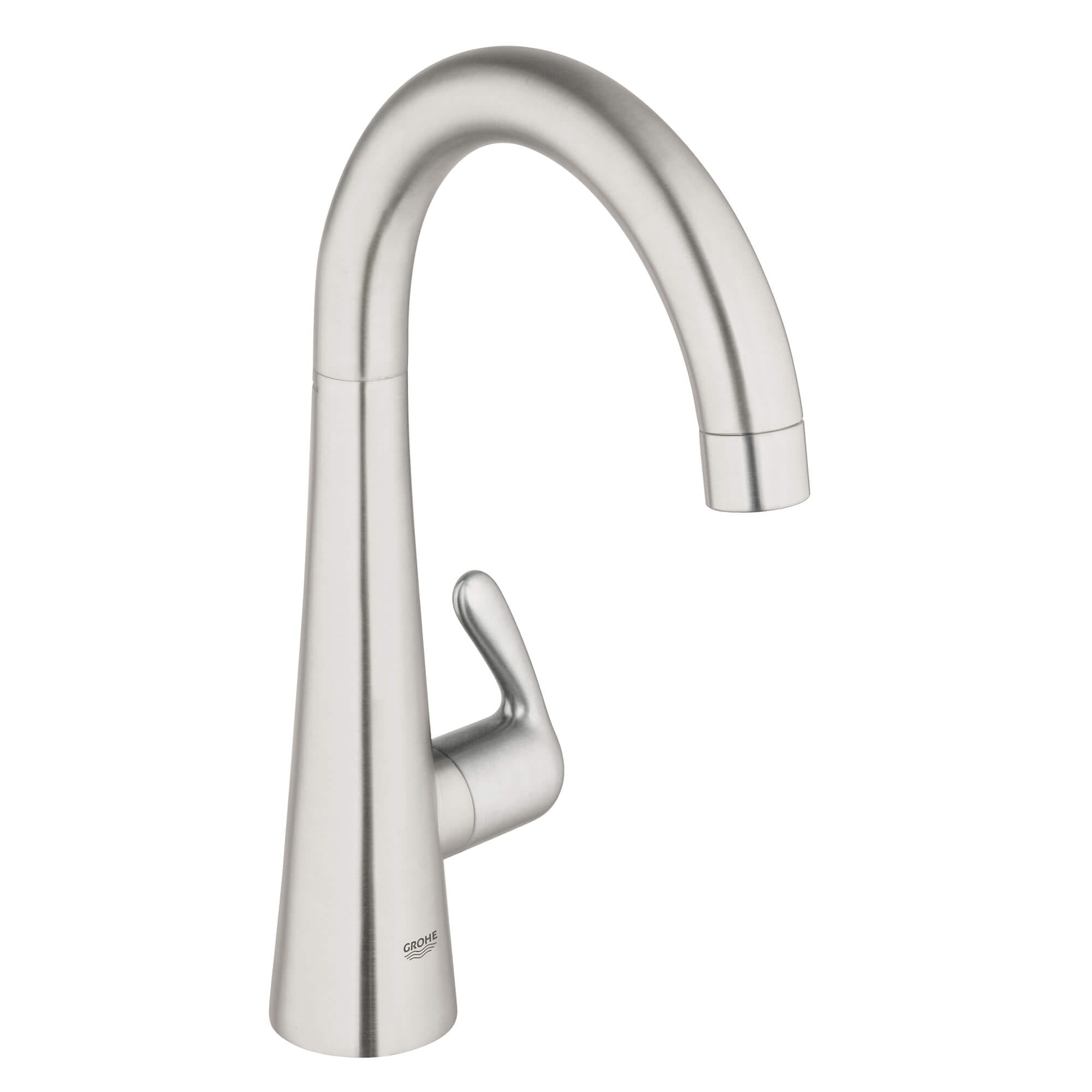 Single Handle Pillar Tap Water Faucet 175 GPM GROHE STAINLESS STEEL, BRUSHED